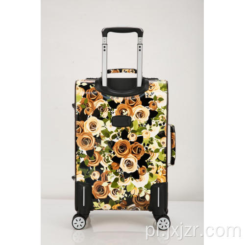 Rolling Flowers Carry On Luggage